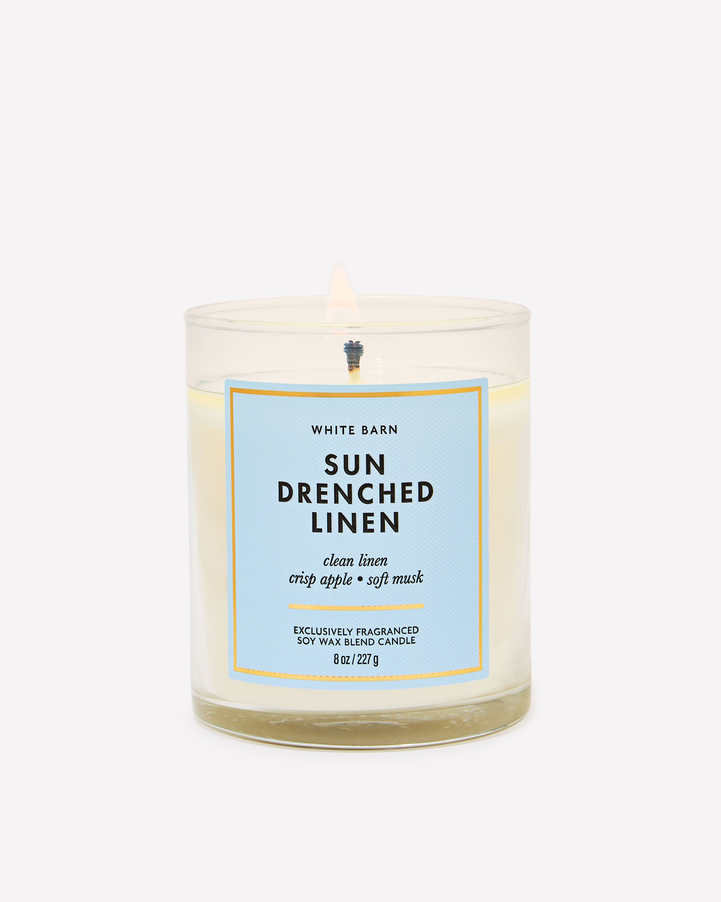 Sun Drenched Linen Single Wick Candle