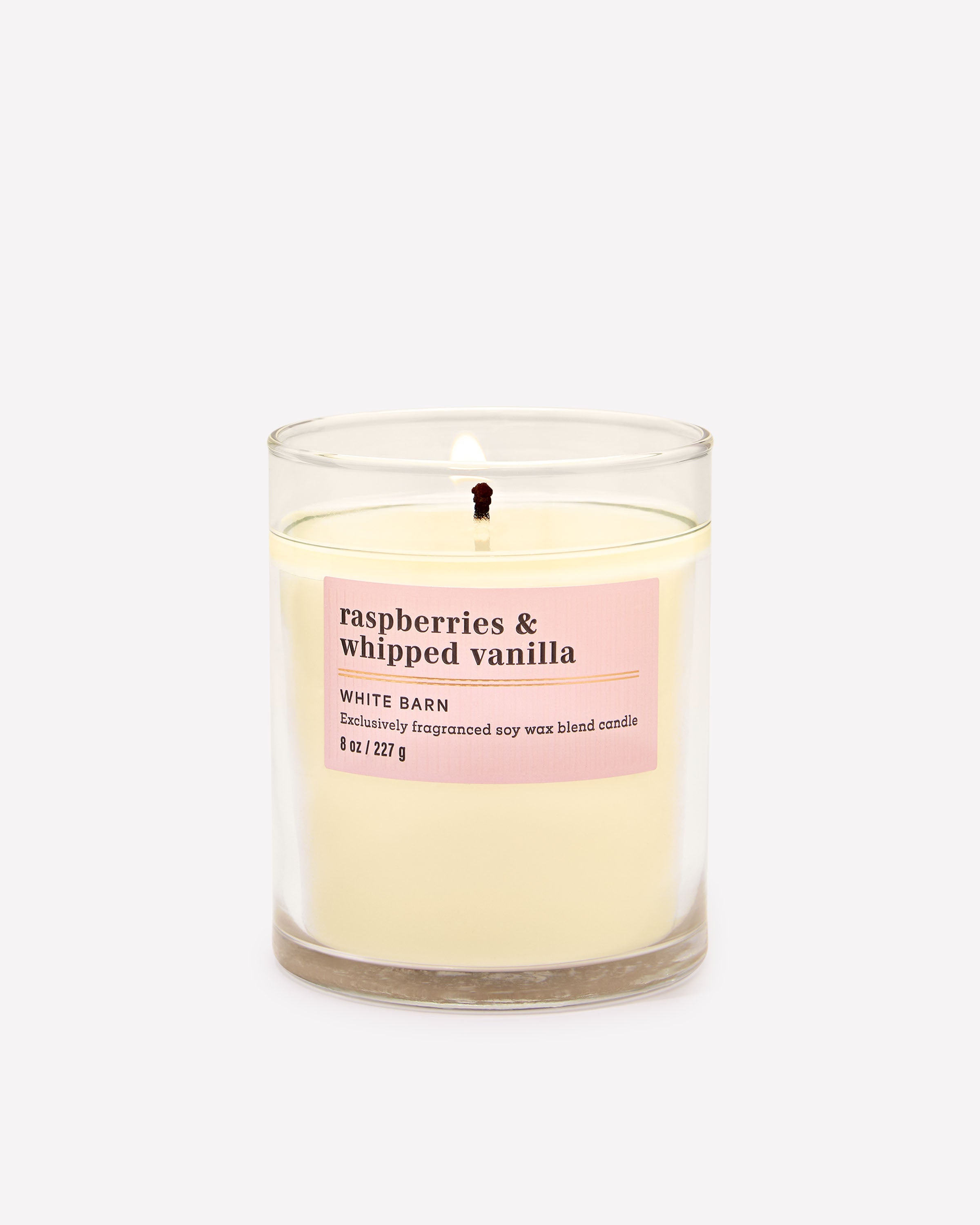 Raspberries & Whipped Vanilla Single Wick Candle