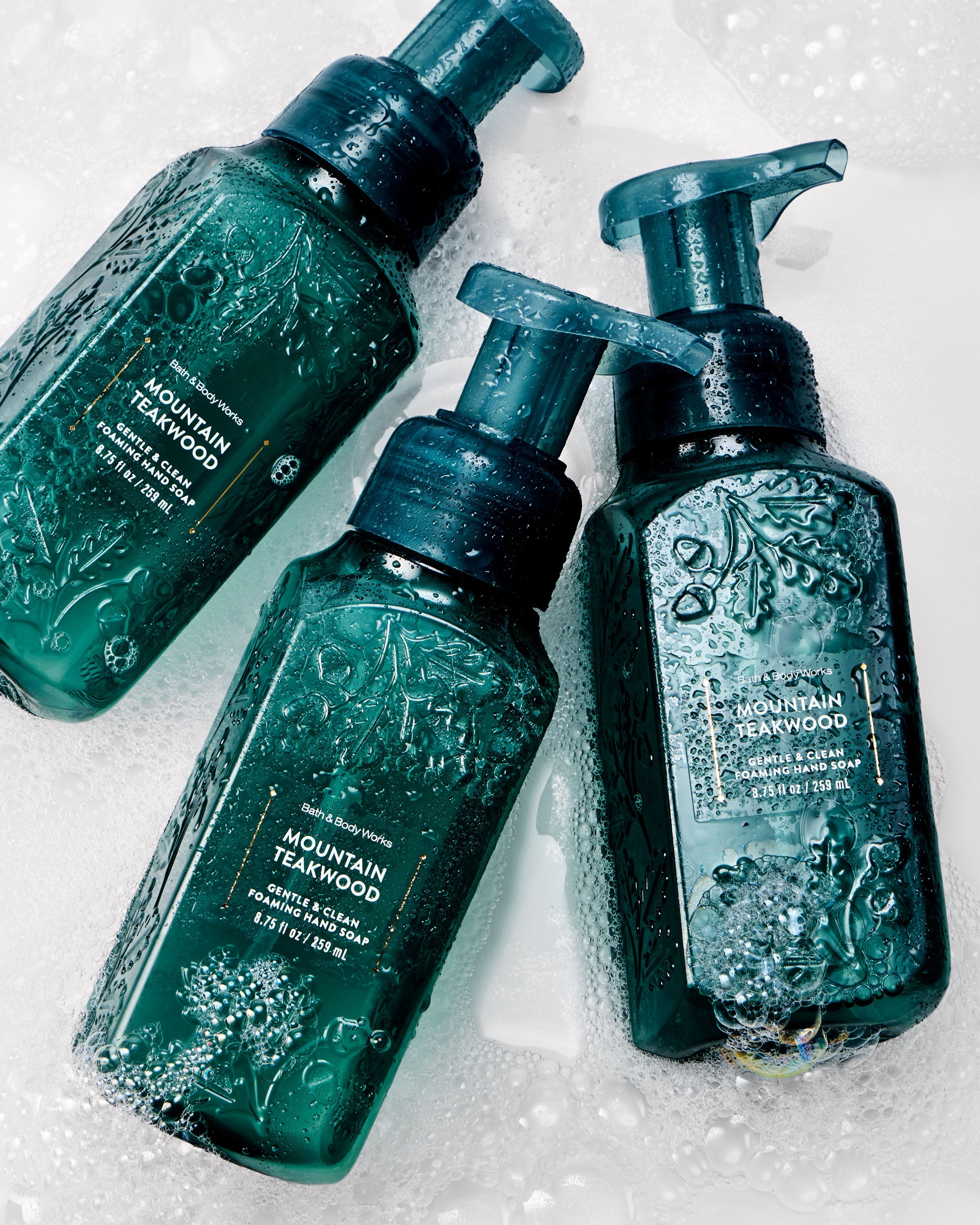 Mountain Teakwood Gentle & Clean Foaming Hand Soap