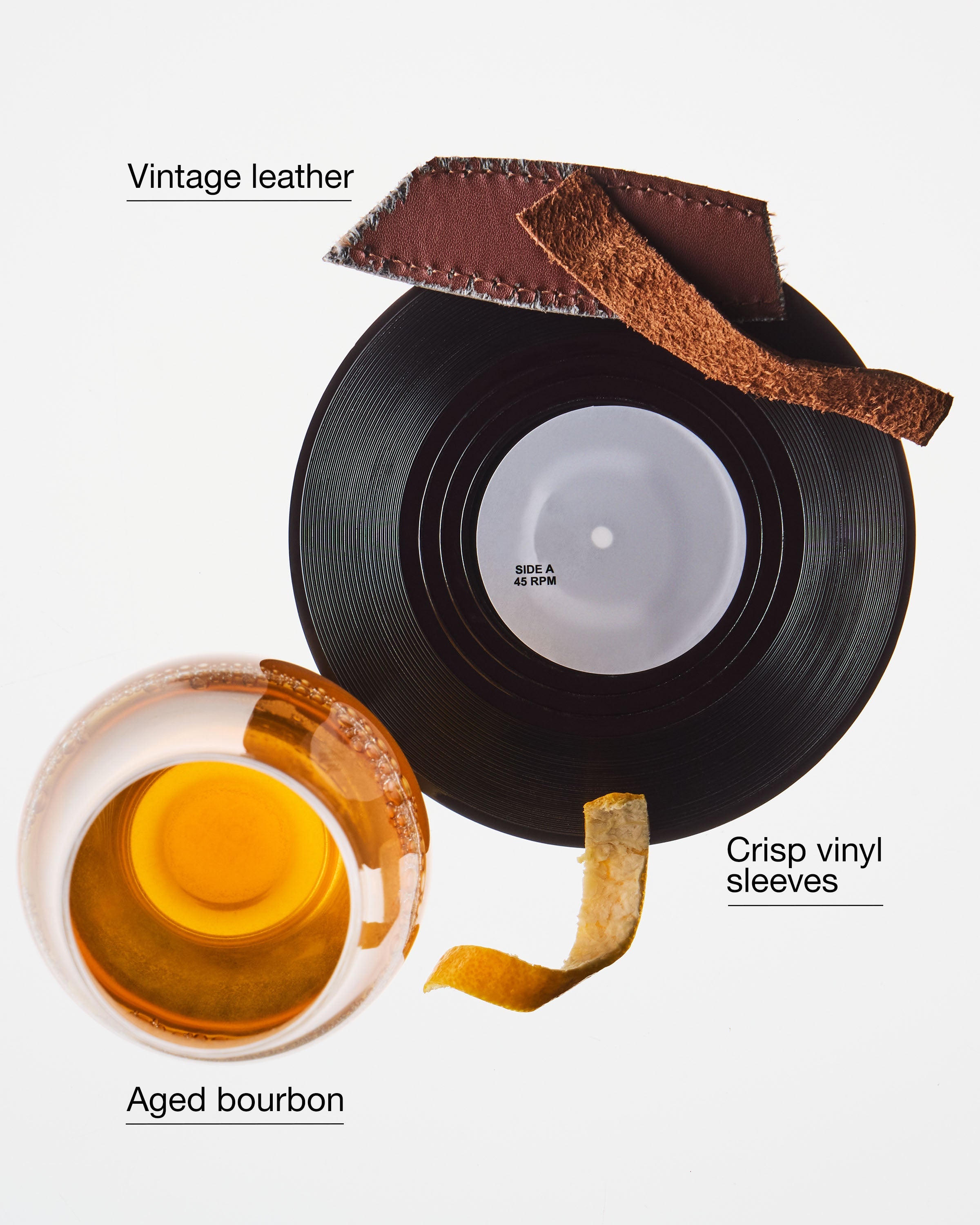 Bourbon Oak Records 3-Wick Candle