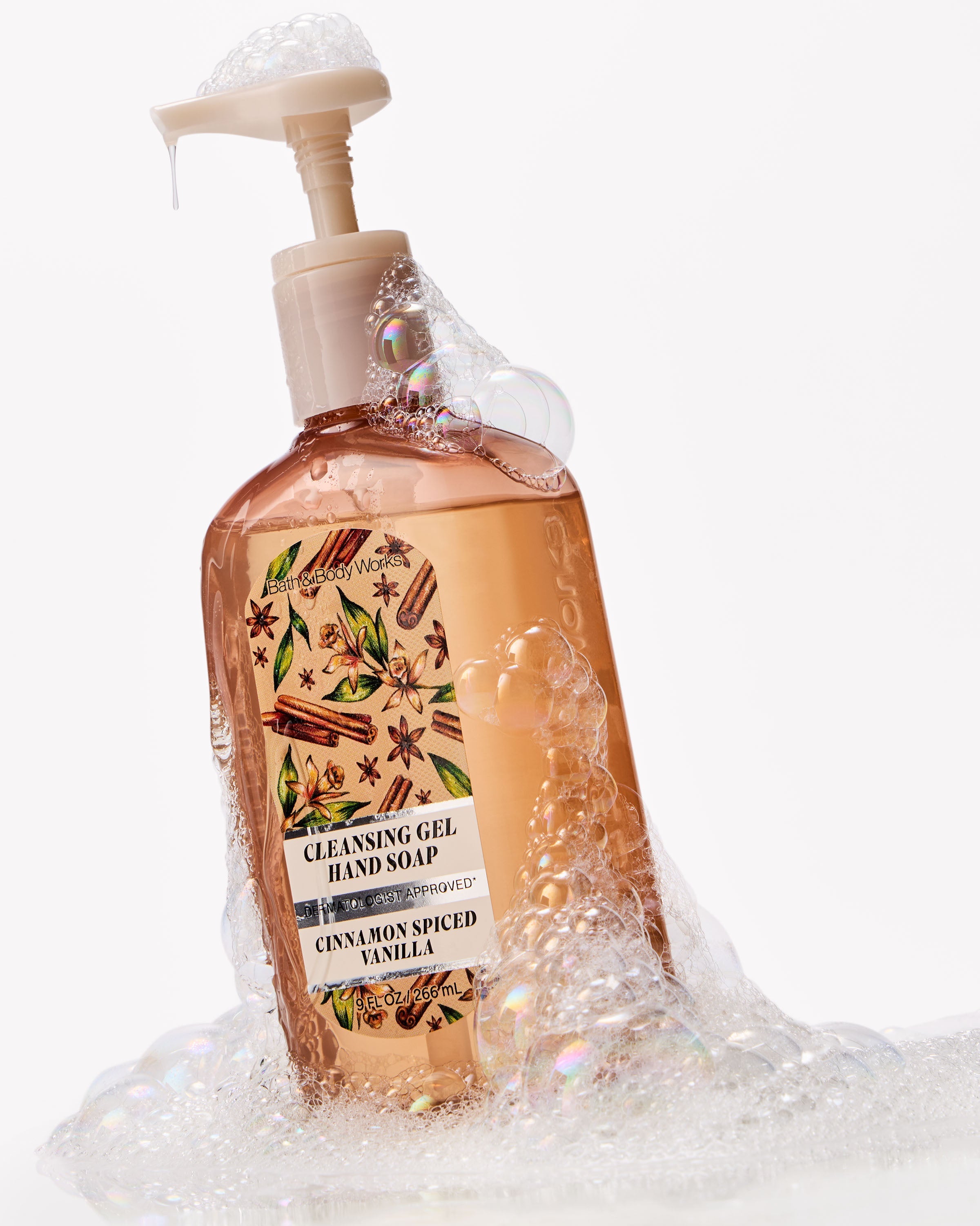 Cinnamon Spiced Vanilla Cleansing Gel Hand Soap