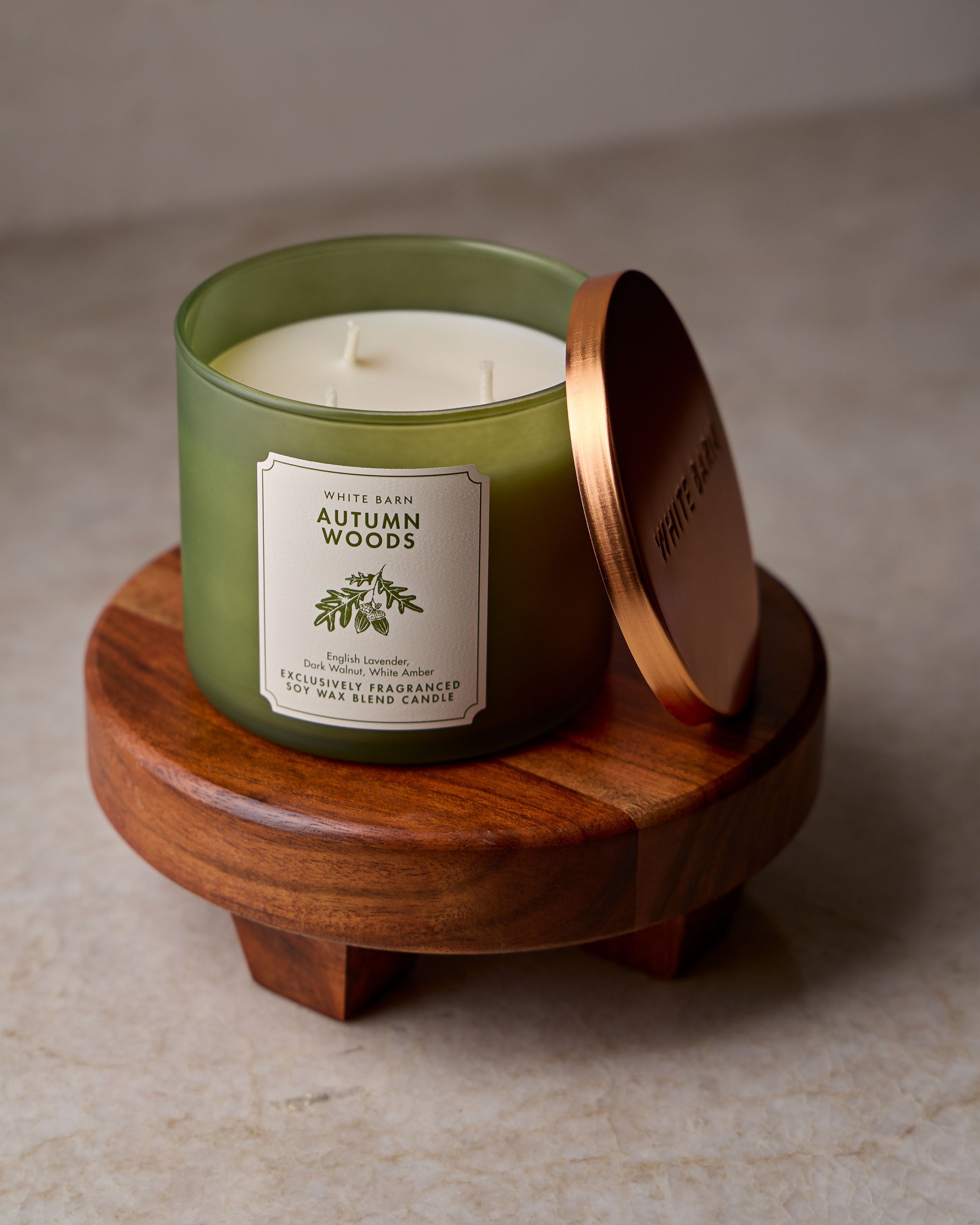 Autumn Woods 3-Wick Candle