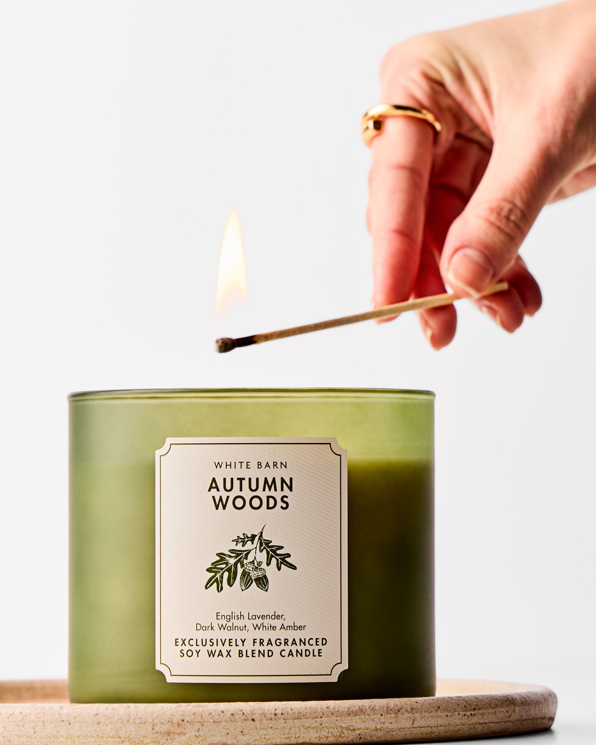 Autumn Woods 3-Wick Candle
