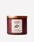 Cranberry Woods 3-Wick Candle