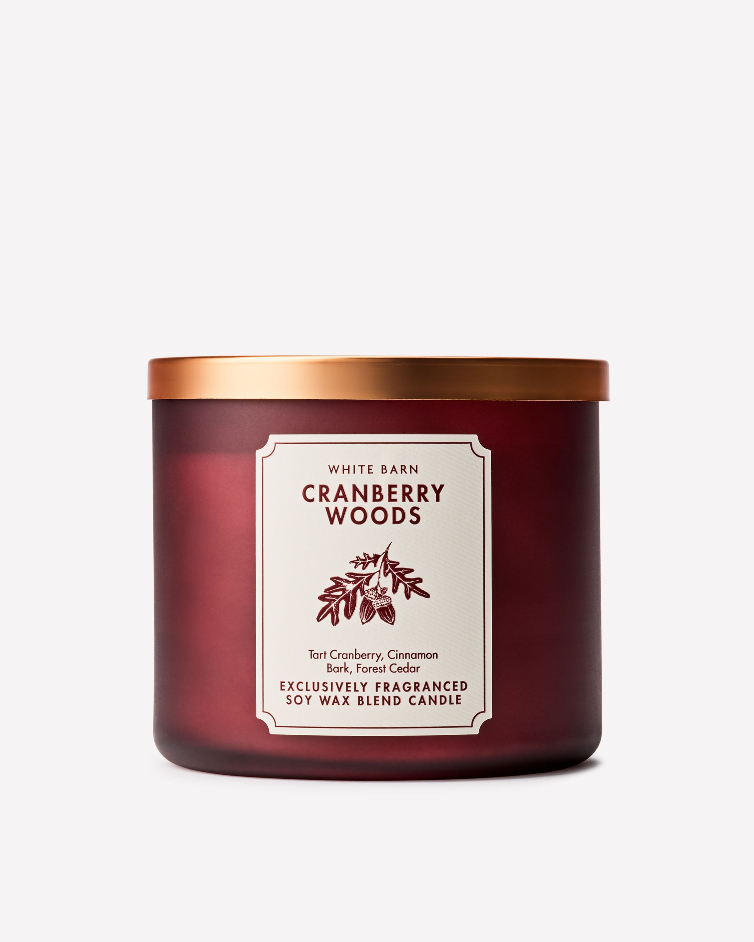 Cranberry Woods 3-Wick Candle