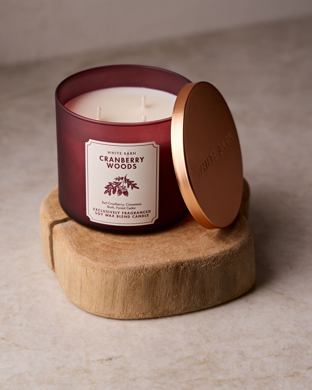 Cranberry Woods 3-Wick Candle
