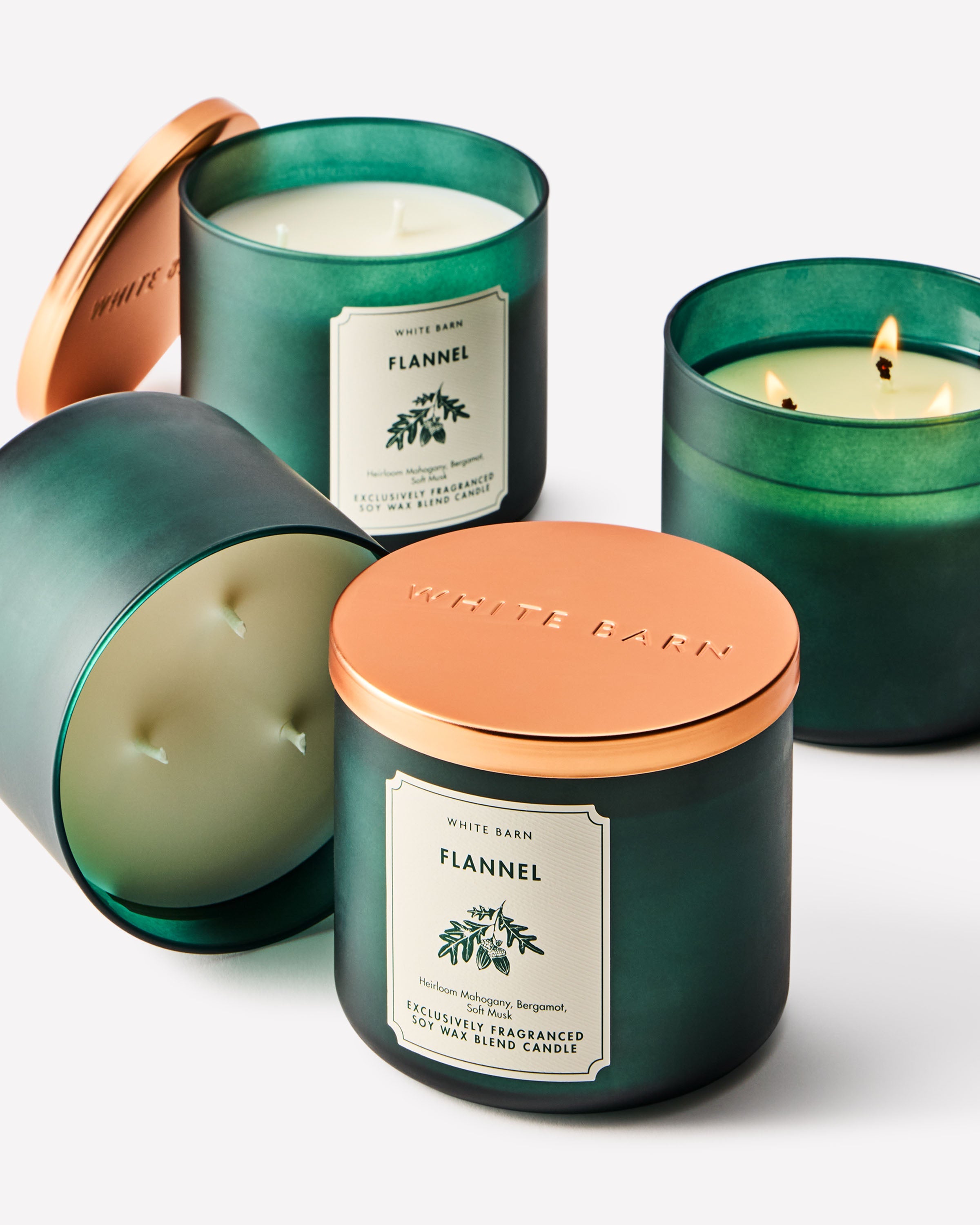 Flannel 3-Wick Candle