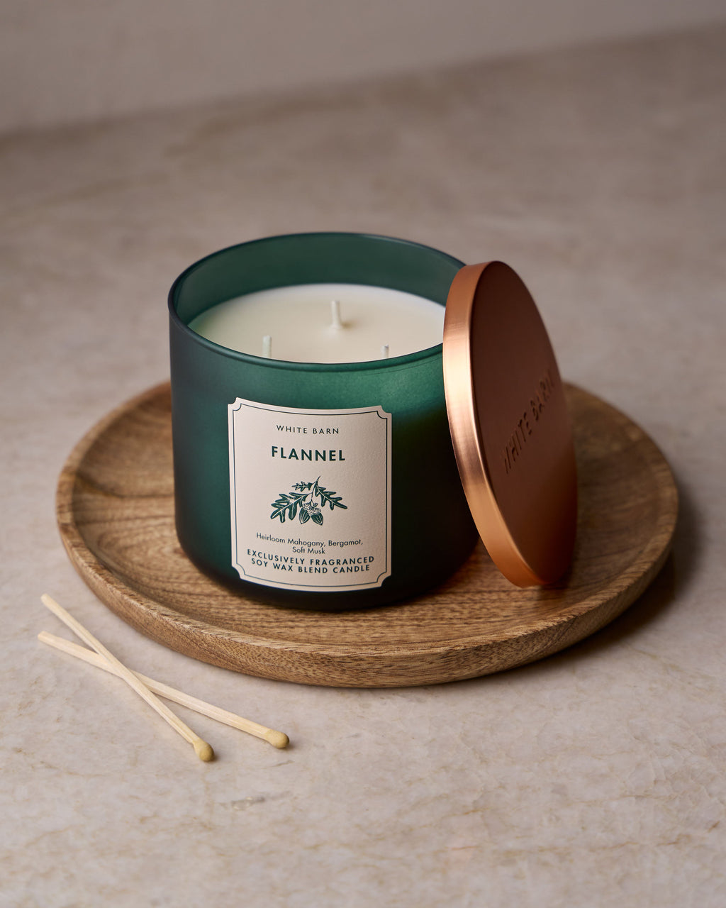 Flannel 3-Wick Candle