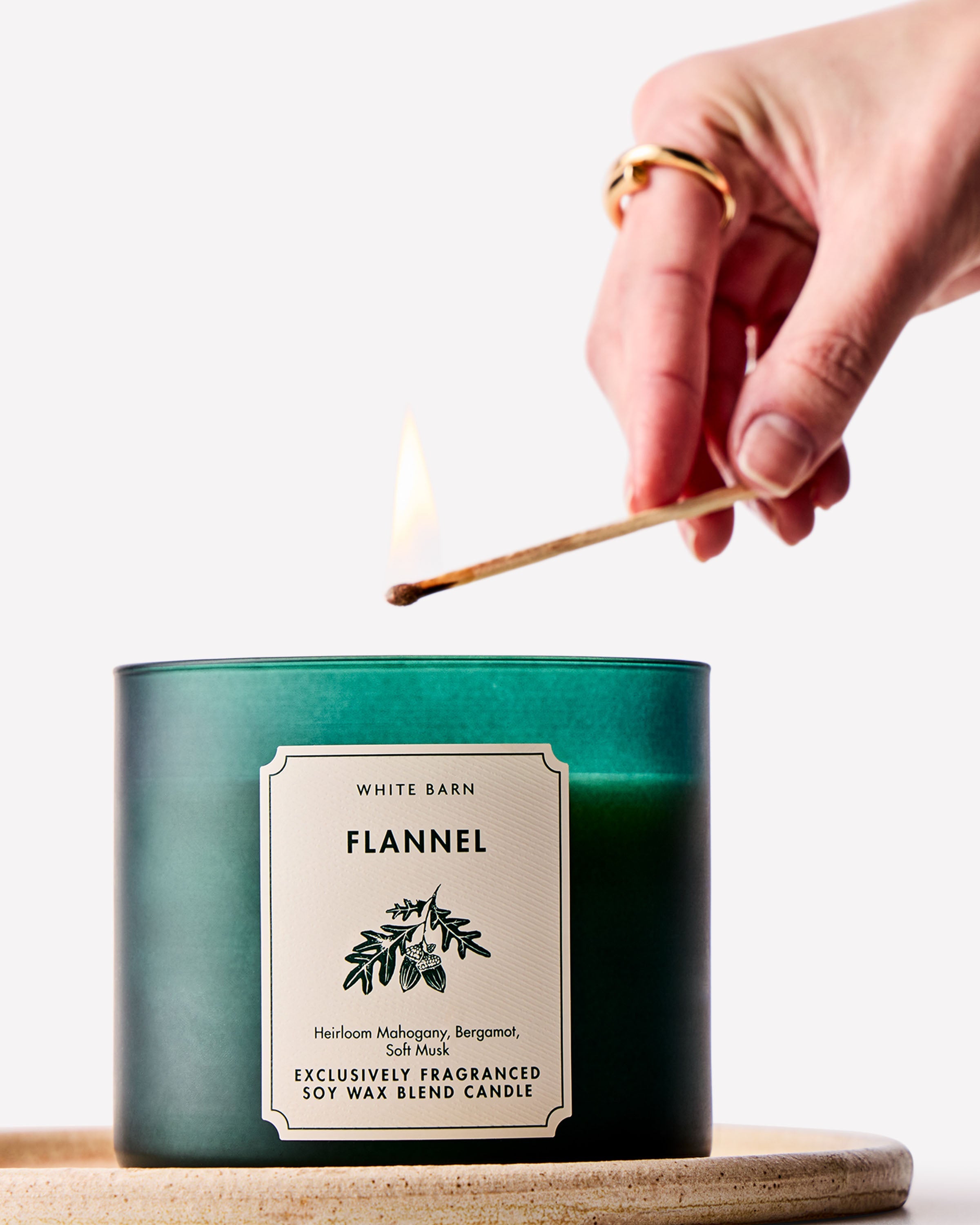 Flannel 3-Wick Candle