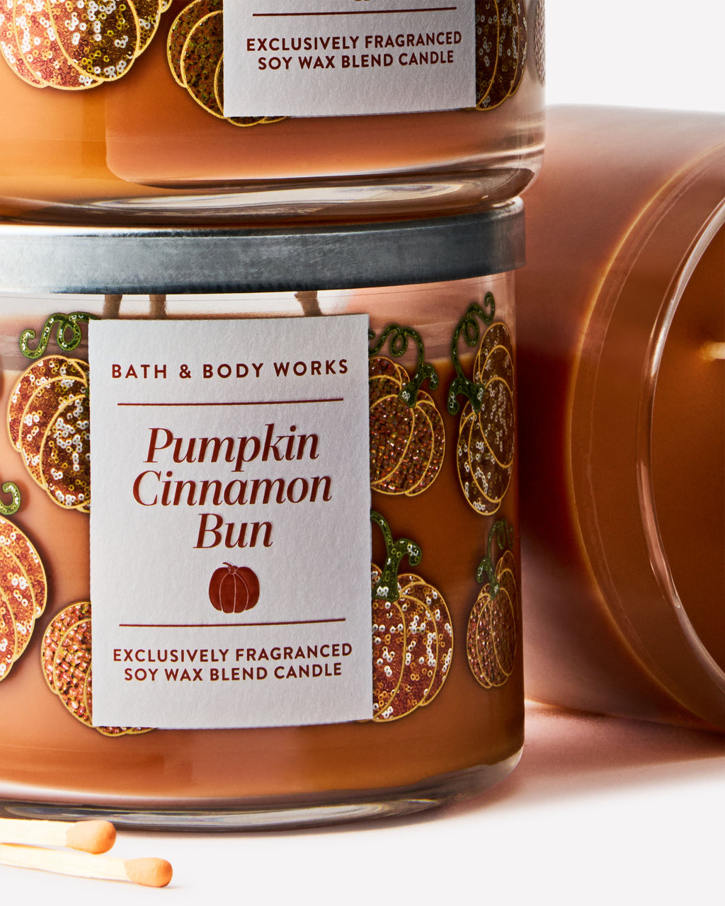 Pumpkin Cinnamon Bun 3-Wick Candle
