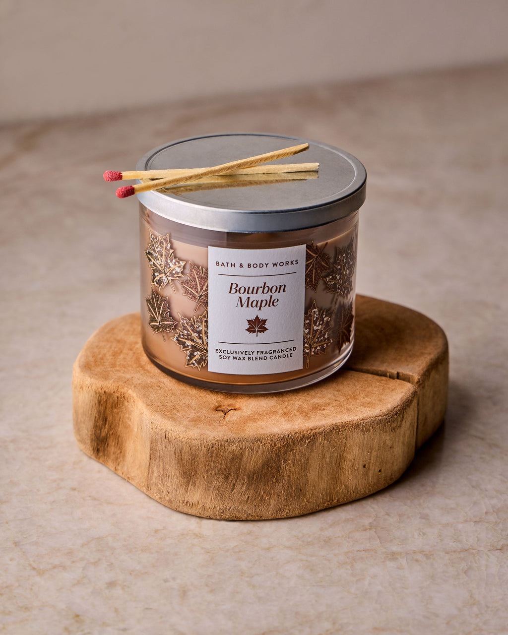 Bourbon Maple 3-Wick Candle