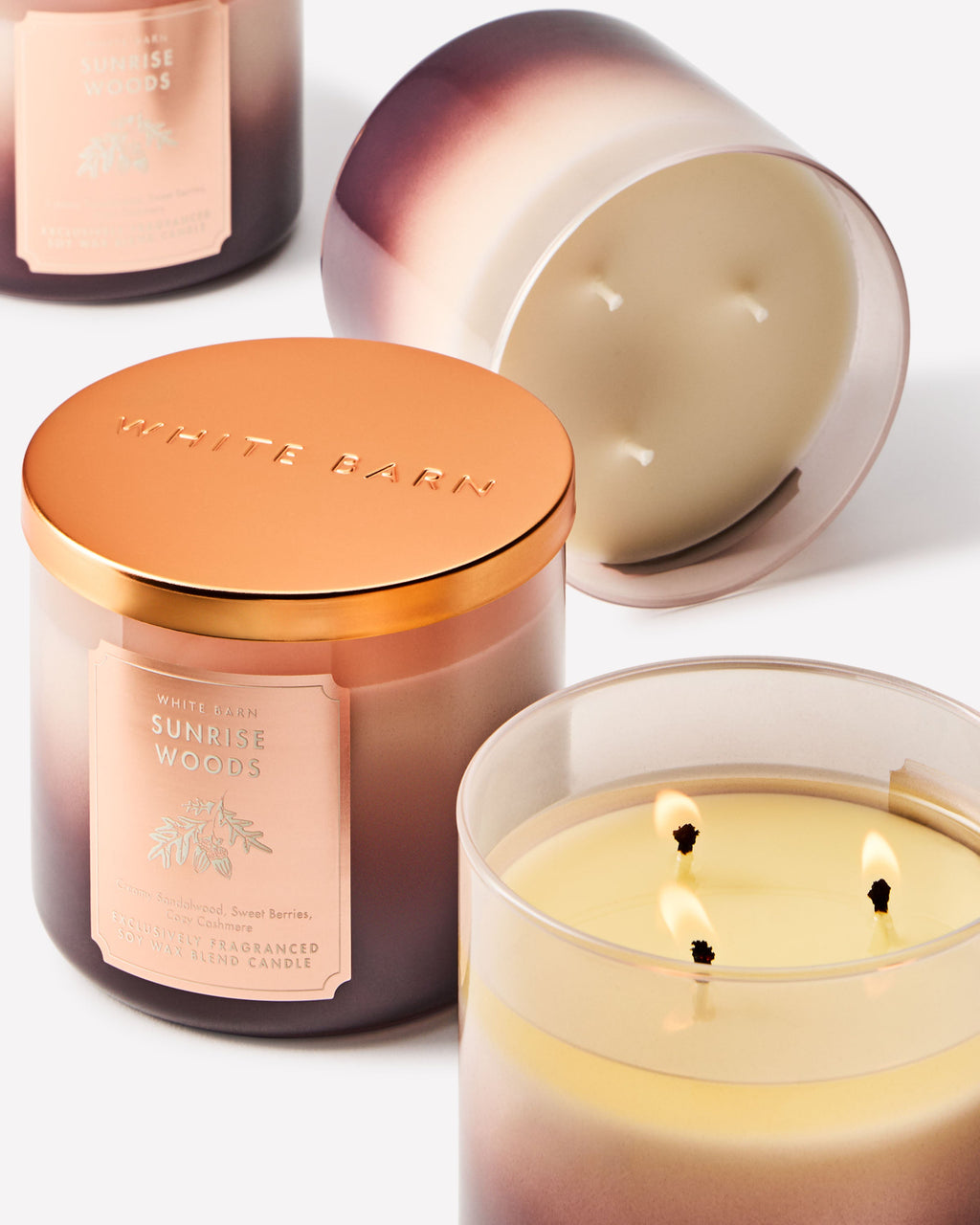 Sunrise Woods 3-Wick Candle