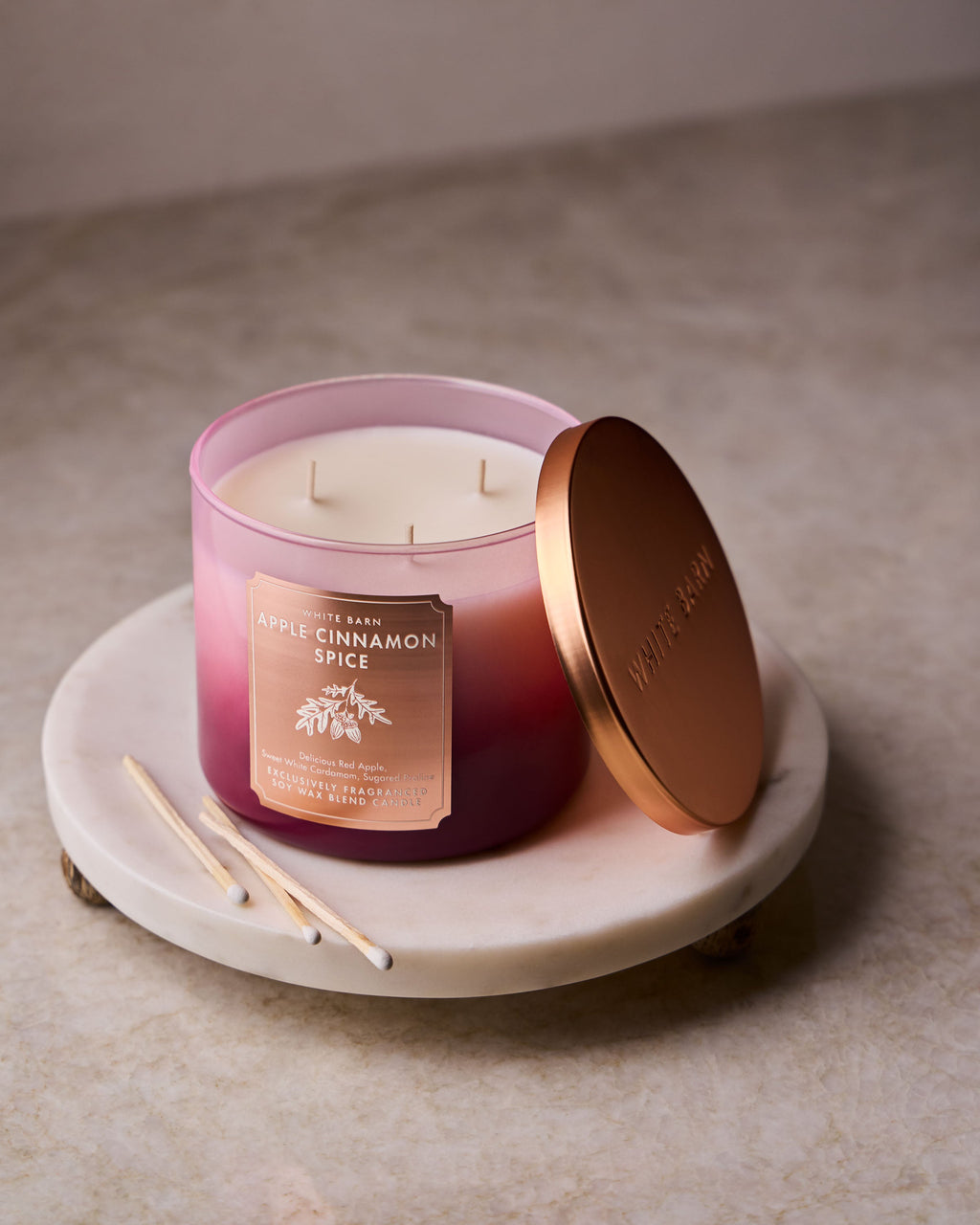 Apple Cinnamon Spice 3-Wick Candle