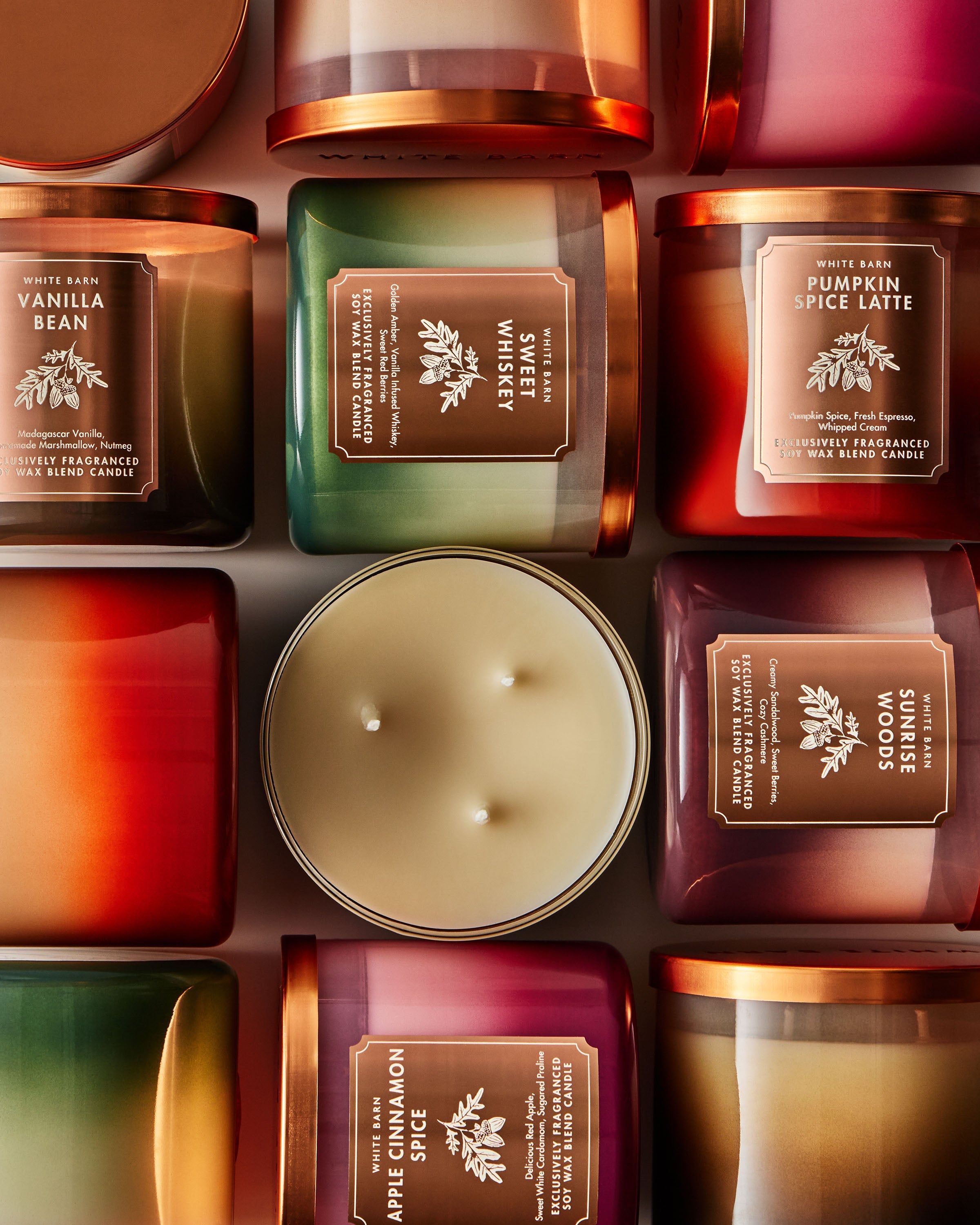 Apple Cinnamon Spice 3-Wick Candle
