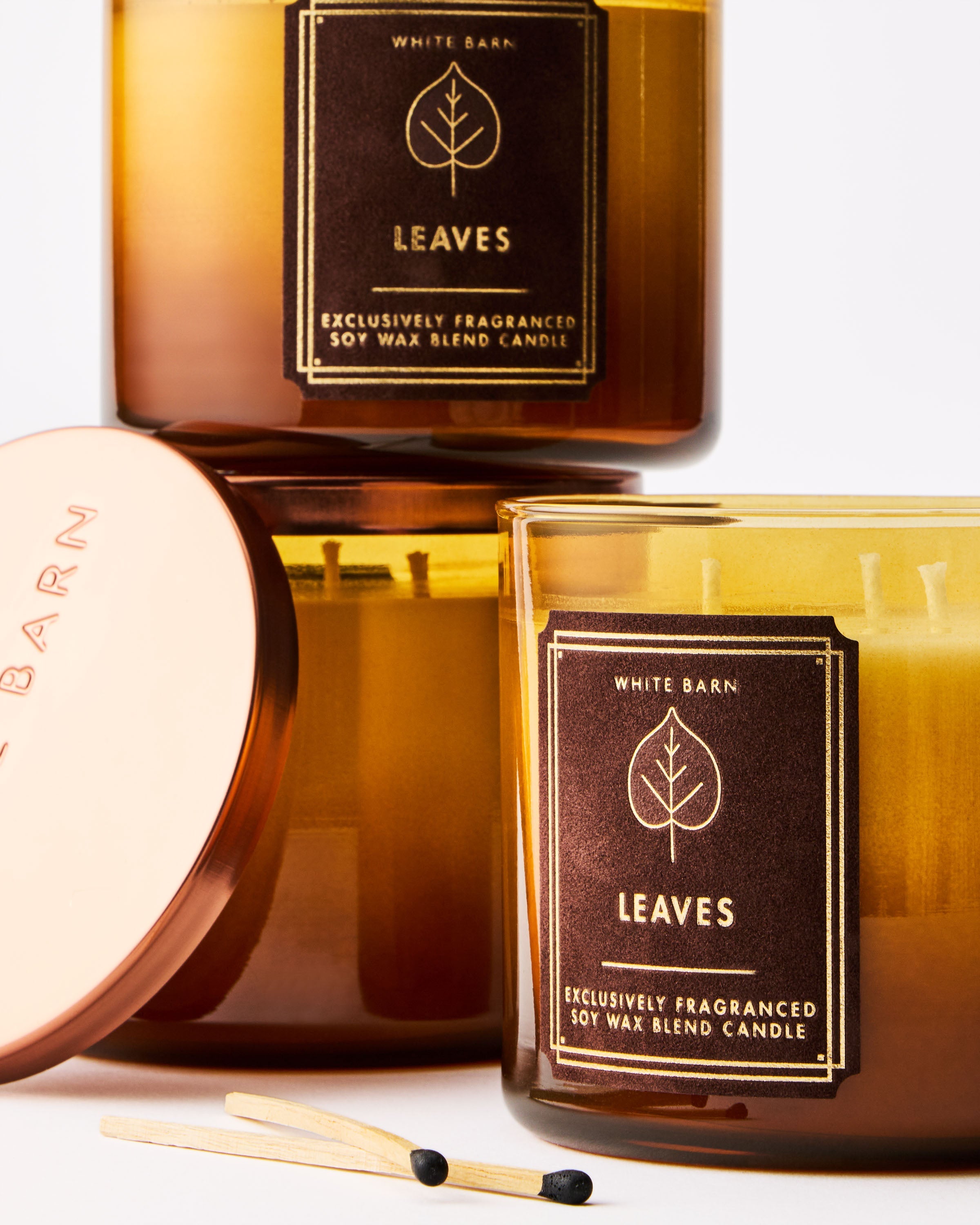 Leaves 3-Wick Candle