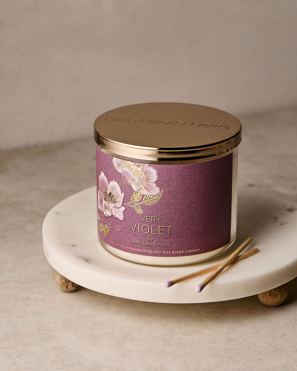 Very Violet 3-Wick Candle