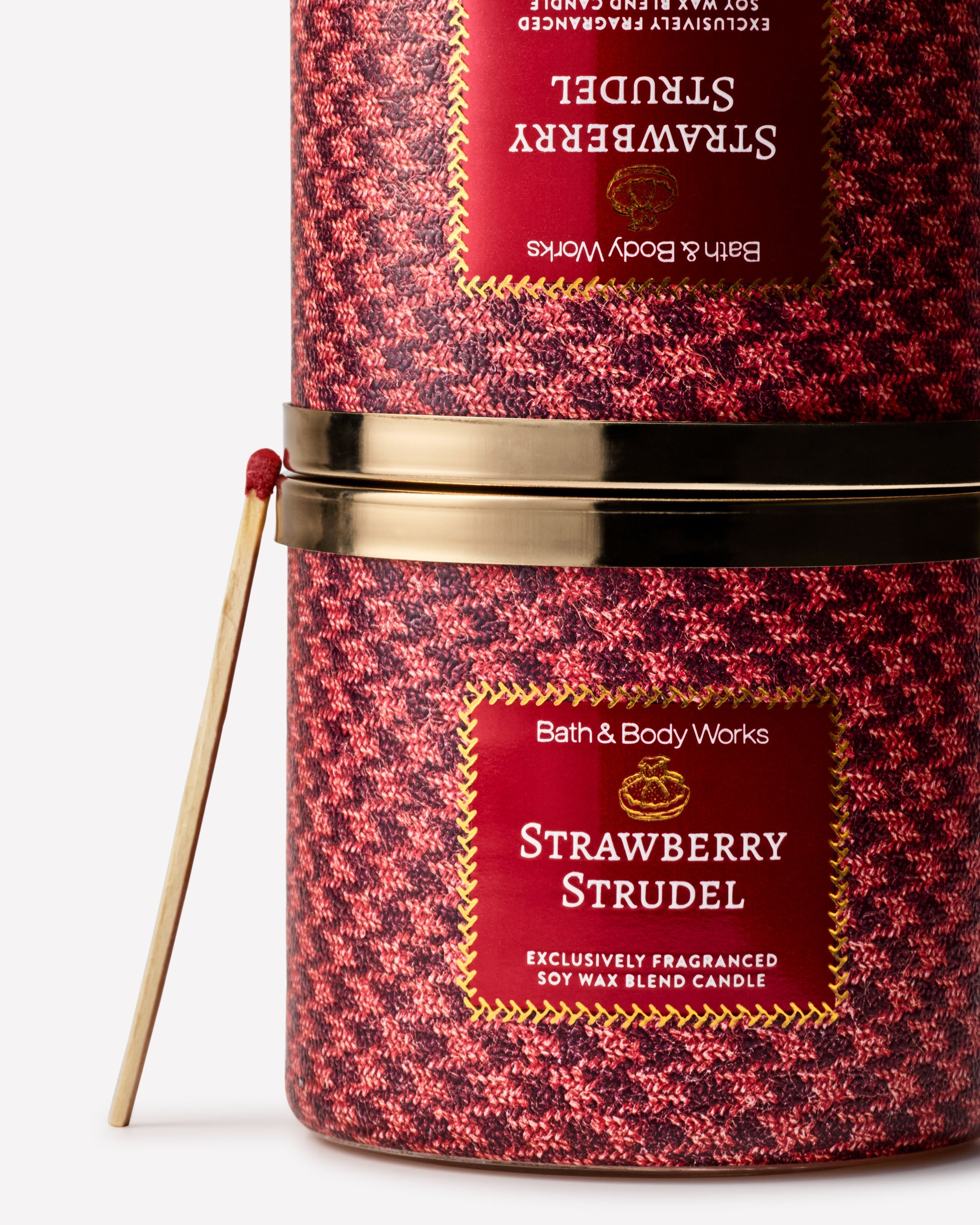 Strawberry Strudel 3-Wick Candle