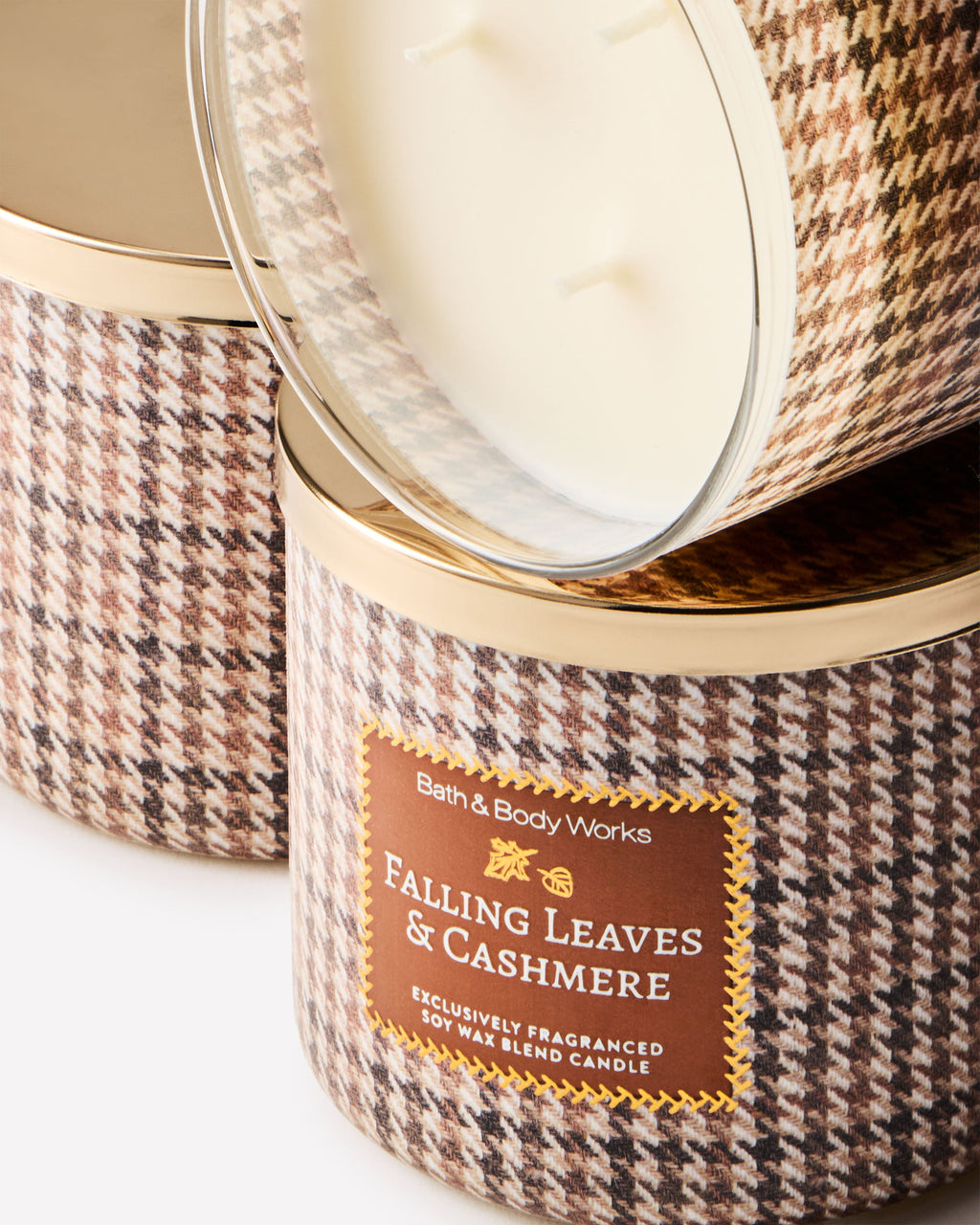 Falling Leaves & Cashmere 3-Wick Candle