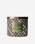 Mahogany Apple 3-Wick Candle