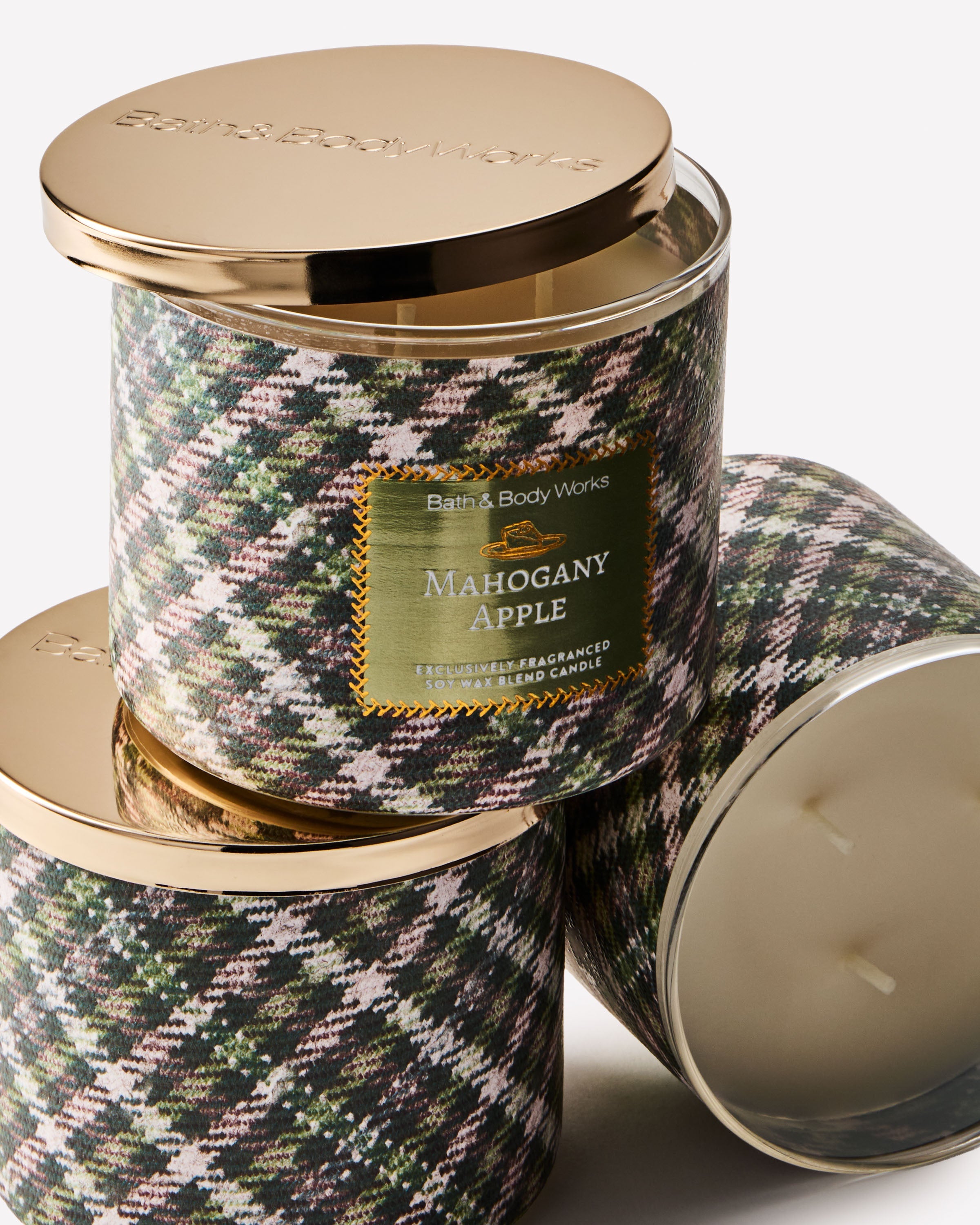 Mahogany Apple 3-Wick Candle
