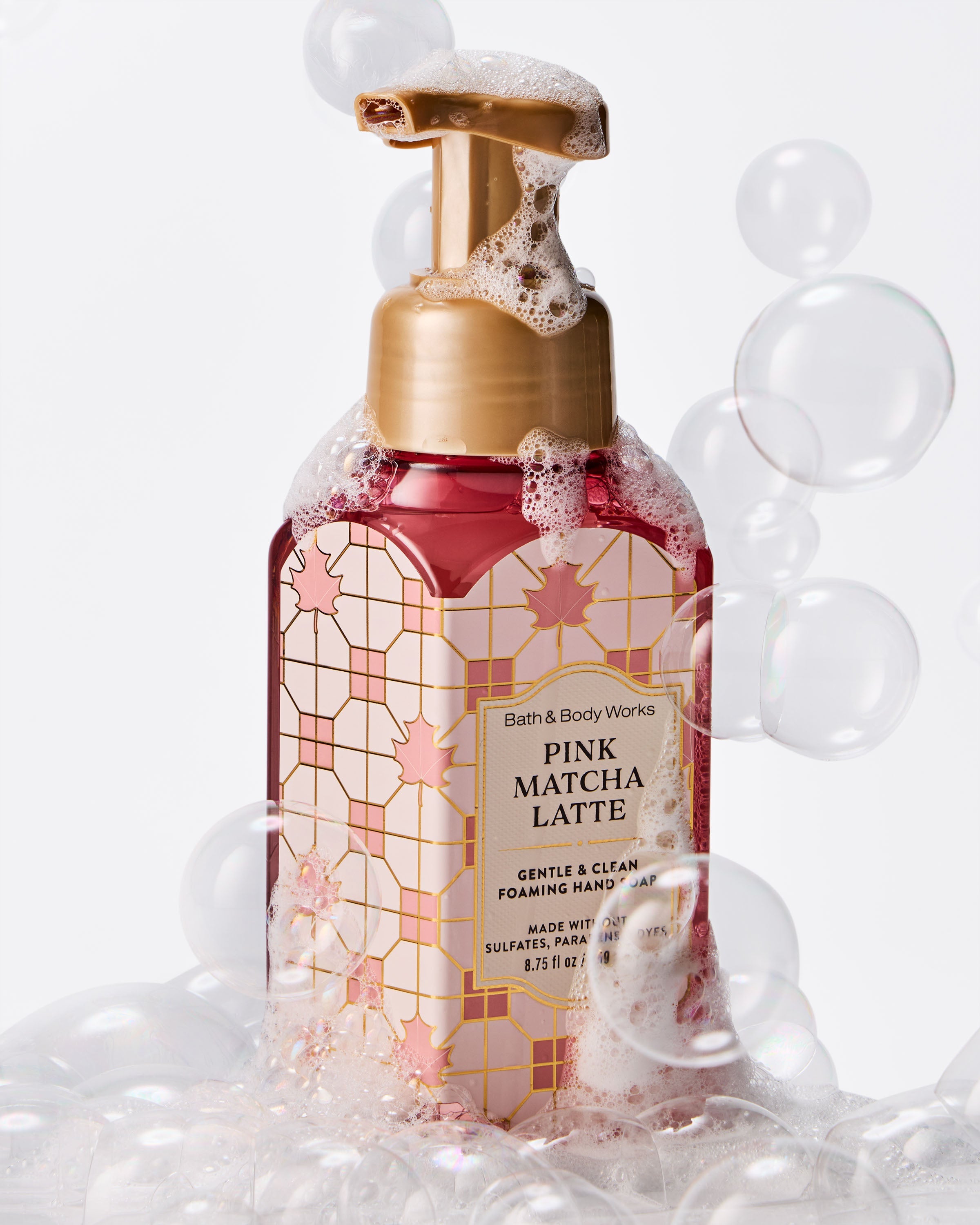 Pink Matcha Latte Gentle & Clean Foaming Hand Soap
