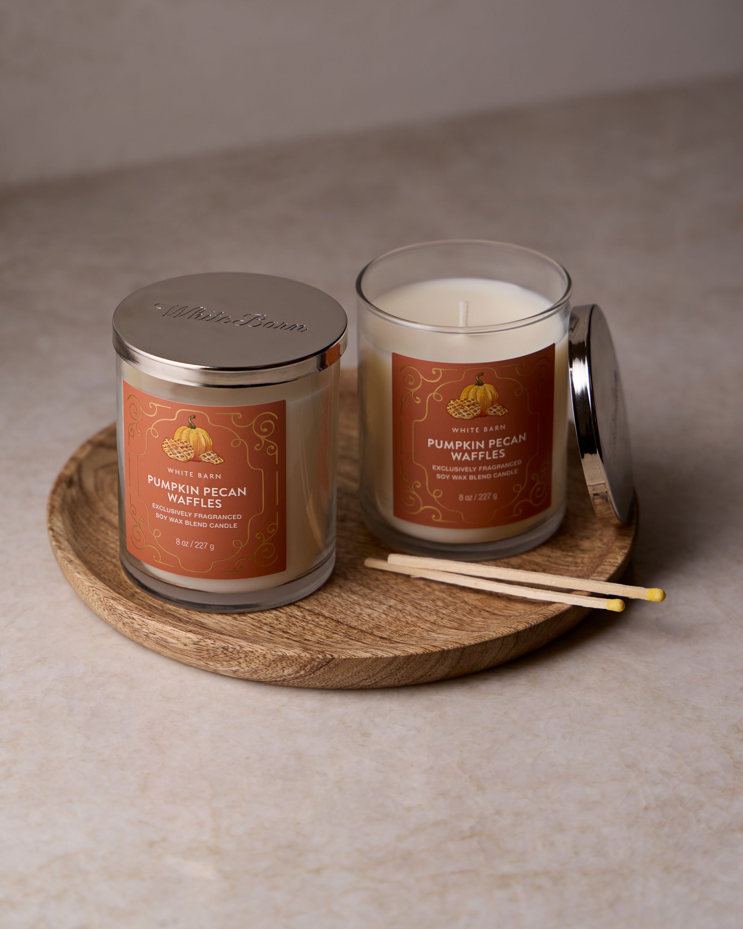 Pumpkin Pecan Waffles Single Wick Candle