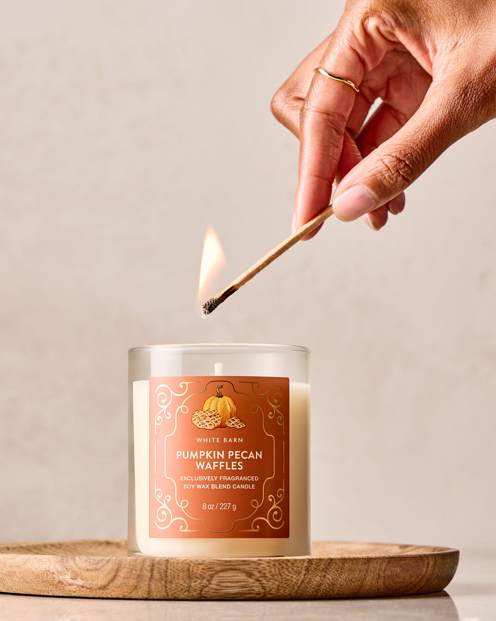Pumpkin Pecan Waffles Single Wick Candle