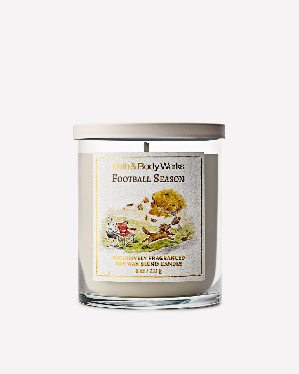 Football Season Single Wick Candle