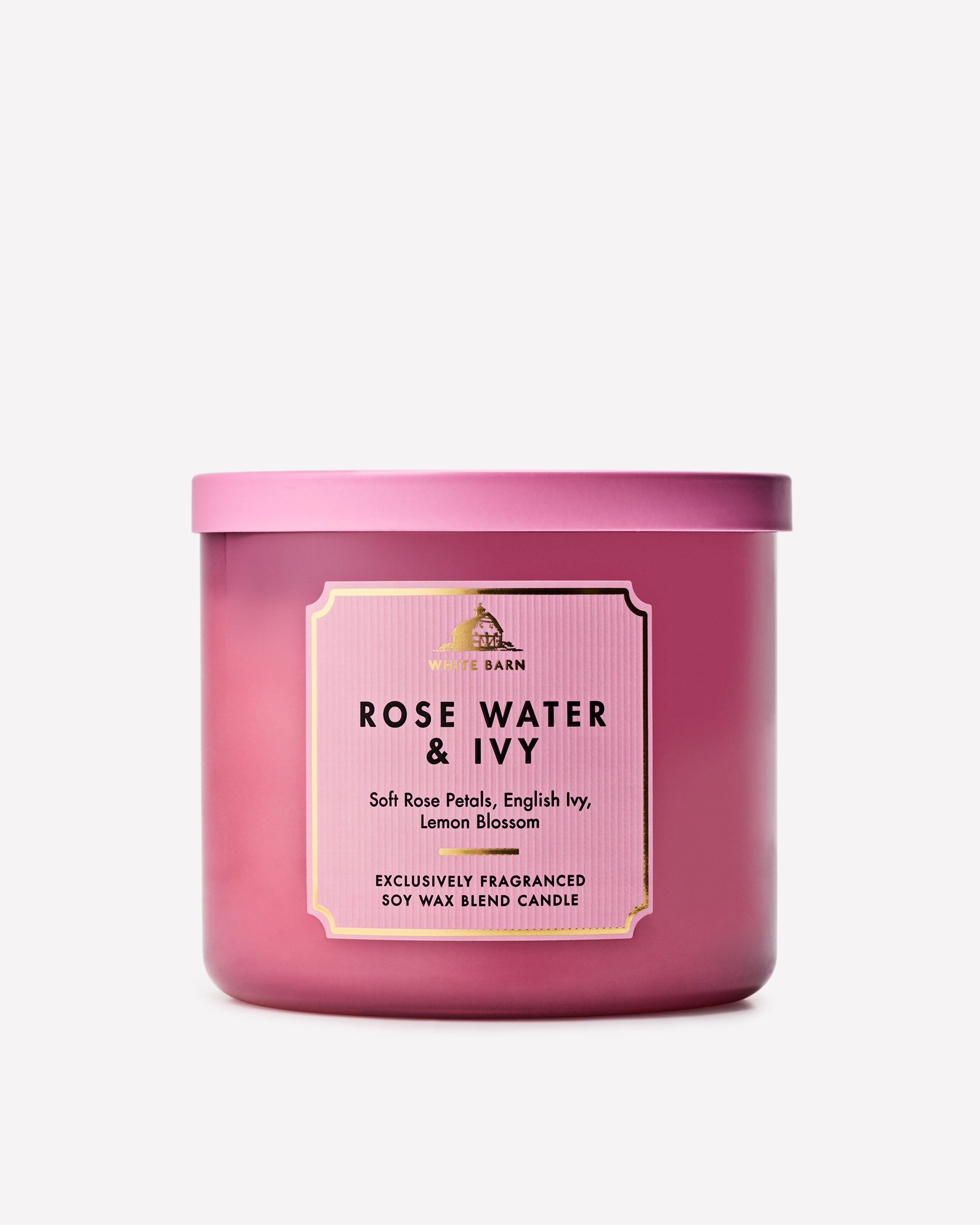 Rose Water & Ivy 3-Wick Candle